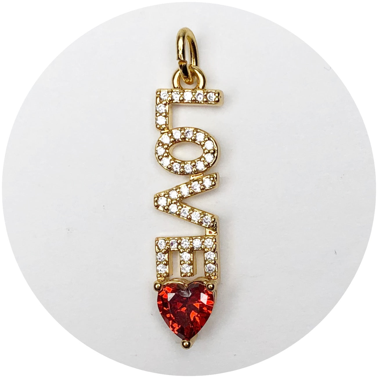 Pavé Love Pendant