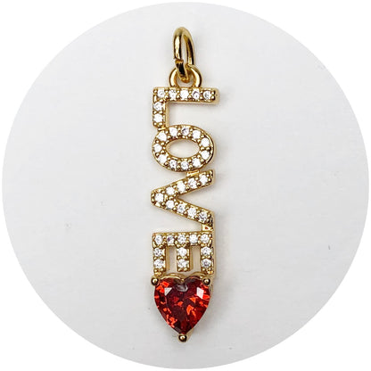 Pavé Love Pendant