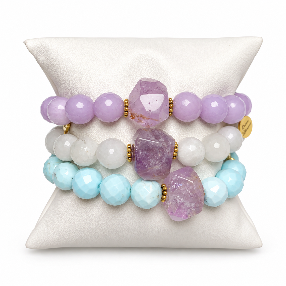 Lavender Bliss Rock Candy Armparty on white studio background