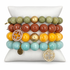 Spring Aesthetic Armparty on white studio background