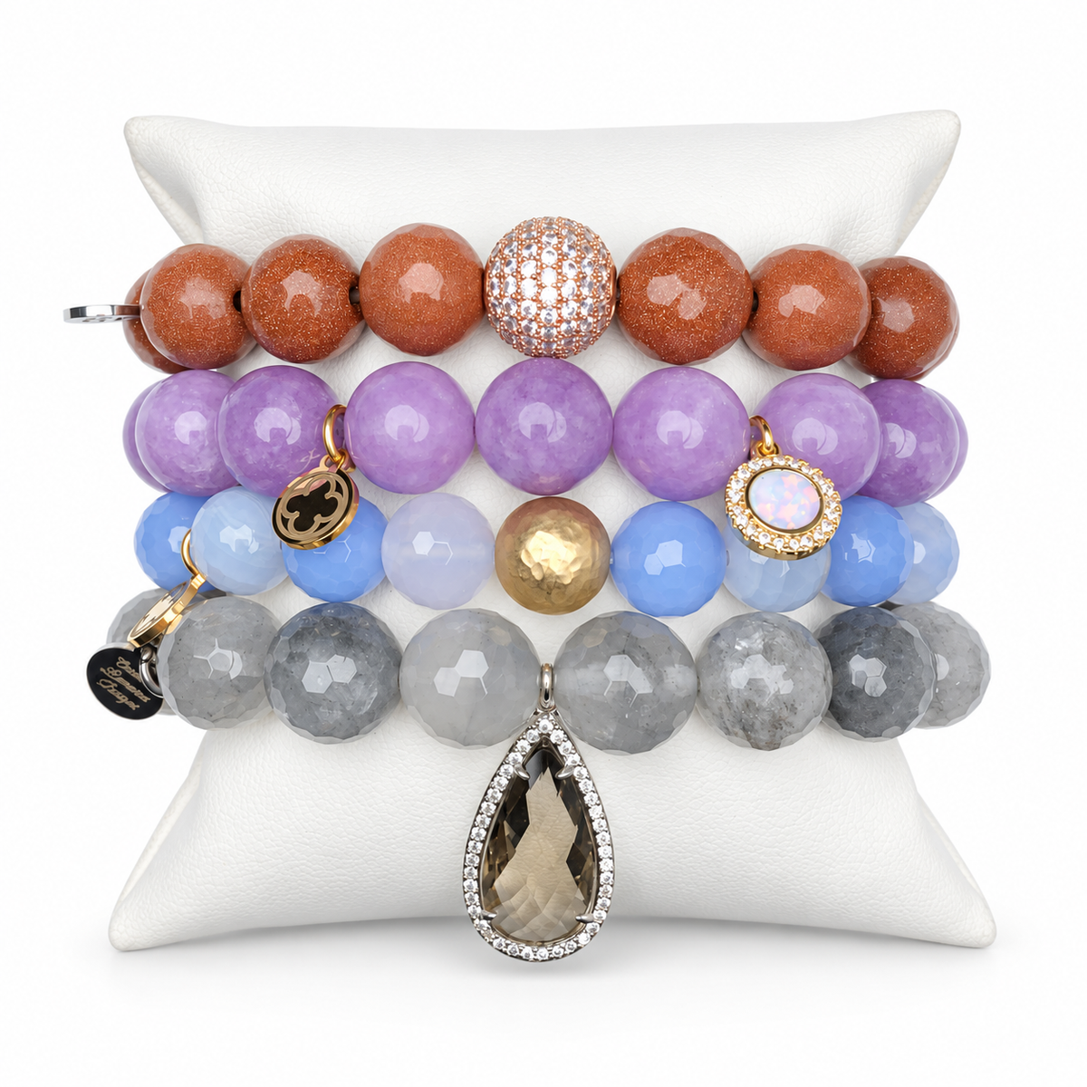 Lilac Armparty on white studio background