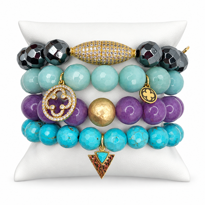 Hyacinth Armparty on white studio background