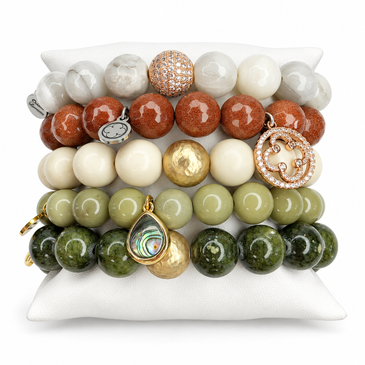 Martini Olive Armparty on white studio background