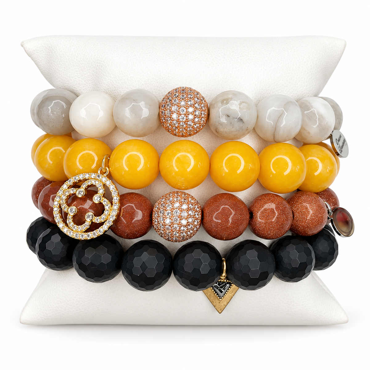 Caramel Cafe Armparty on white studio background