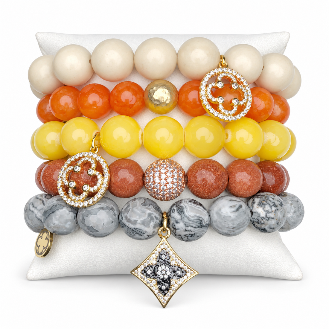 Vanilla Creme Armparty on white studio background