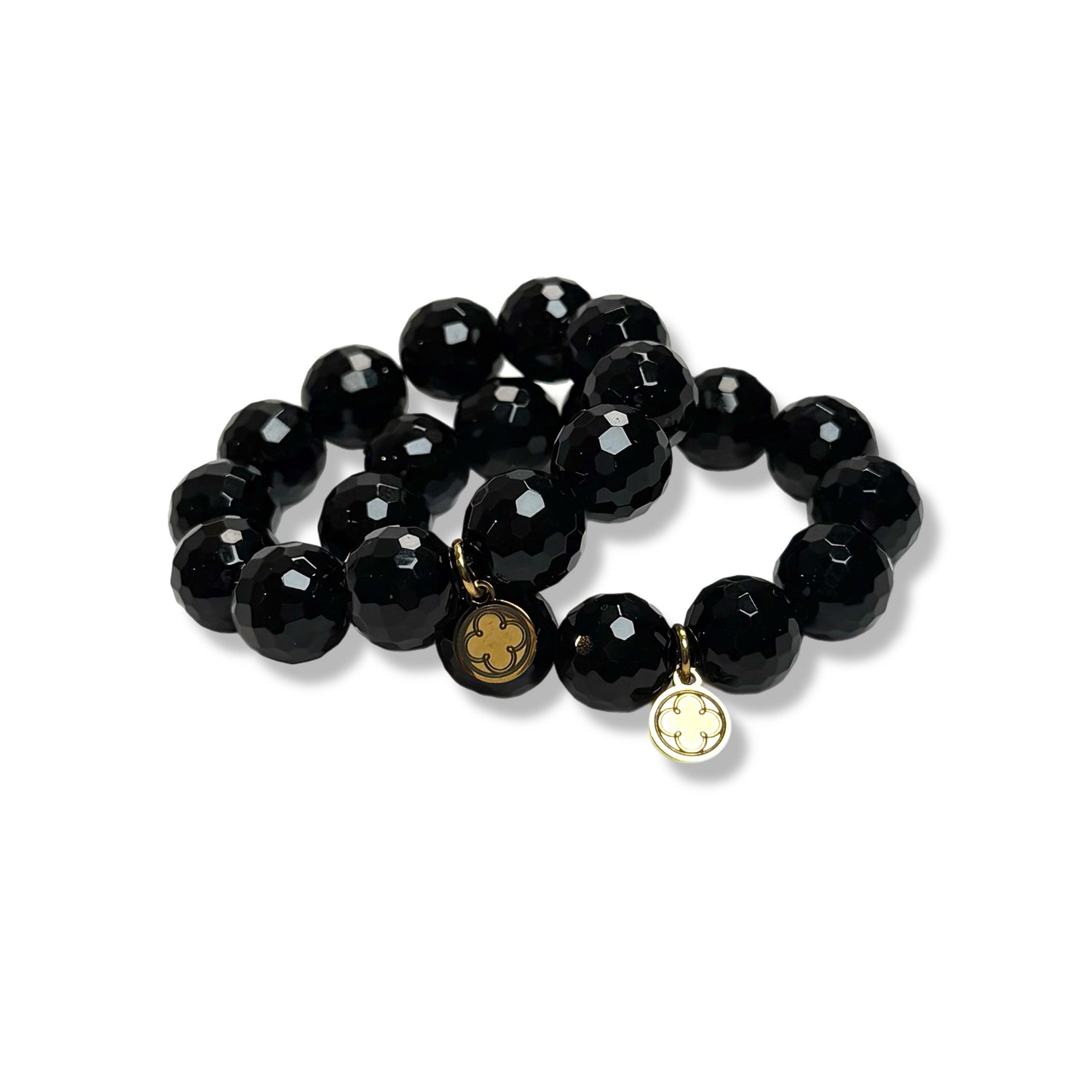 Black Onyx Napkin Rings - Set of 4