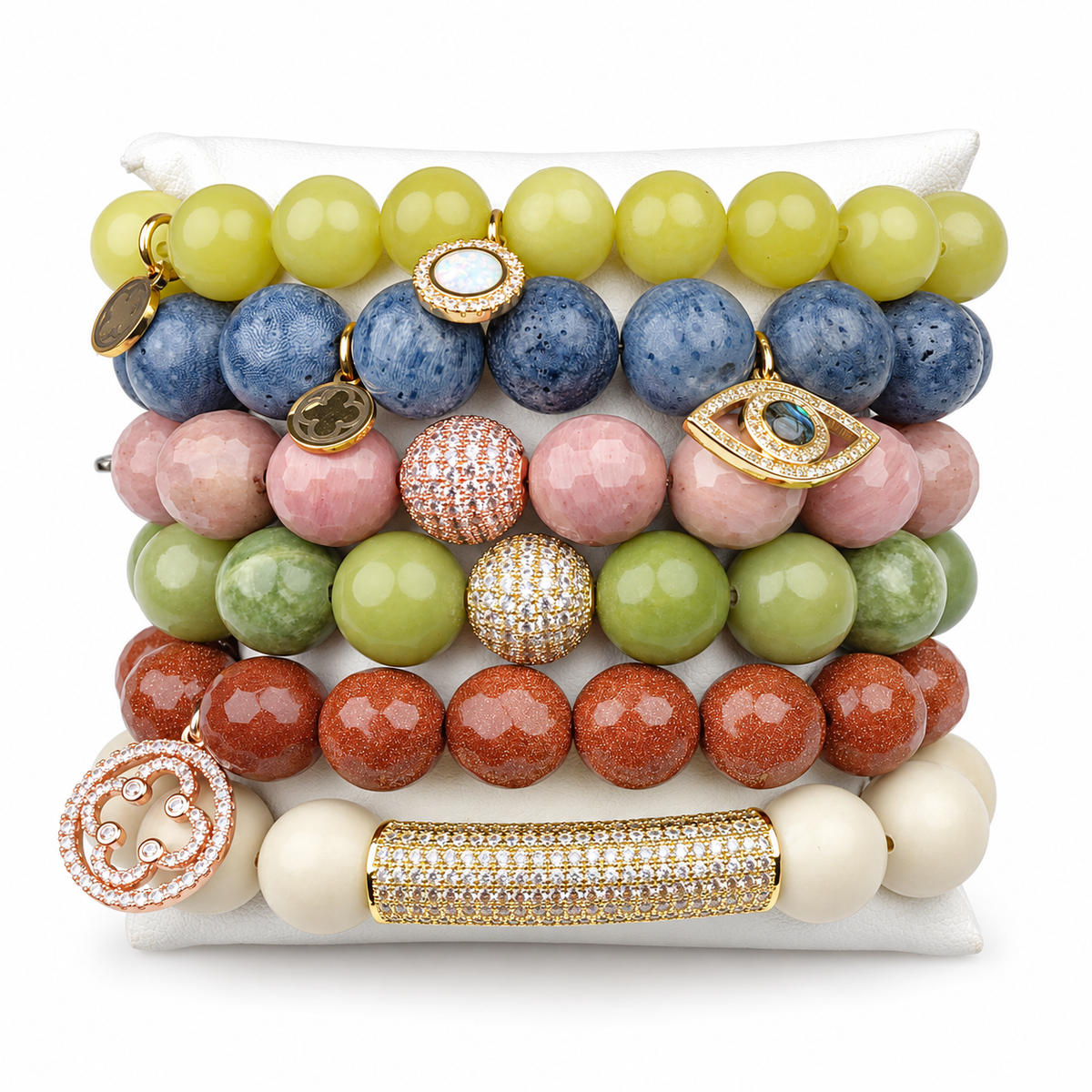 Apple of My Eye Armparty on white studio background