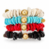 A Slice of Happiness Armparty on white studio background