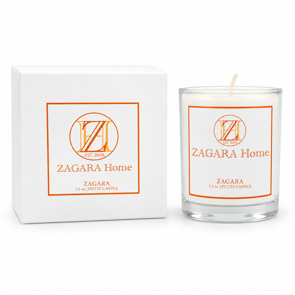 Zagara Fragrance Petite Candle studio photo
