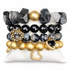 Black Beauty  Armparty on white studio background