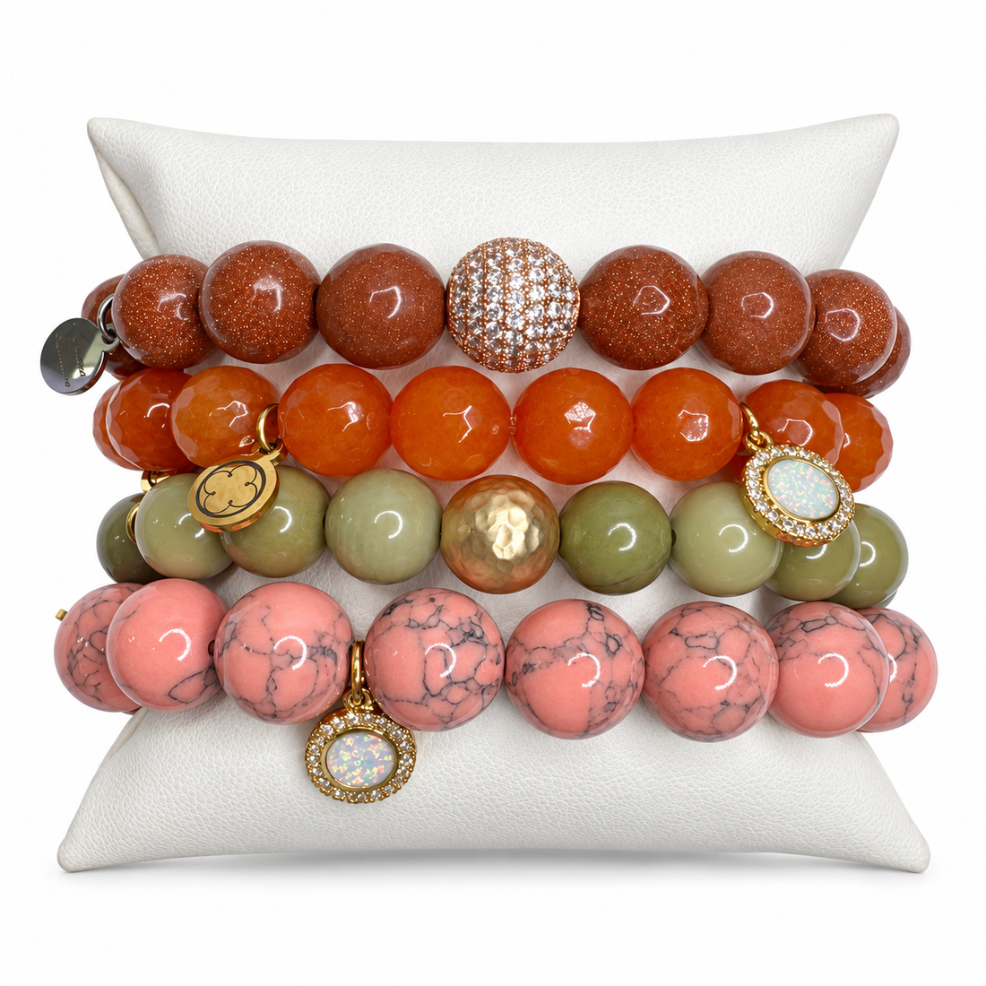 Ginger Tea Armparty on white studio background
