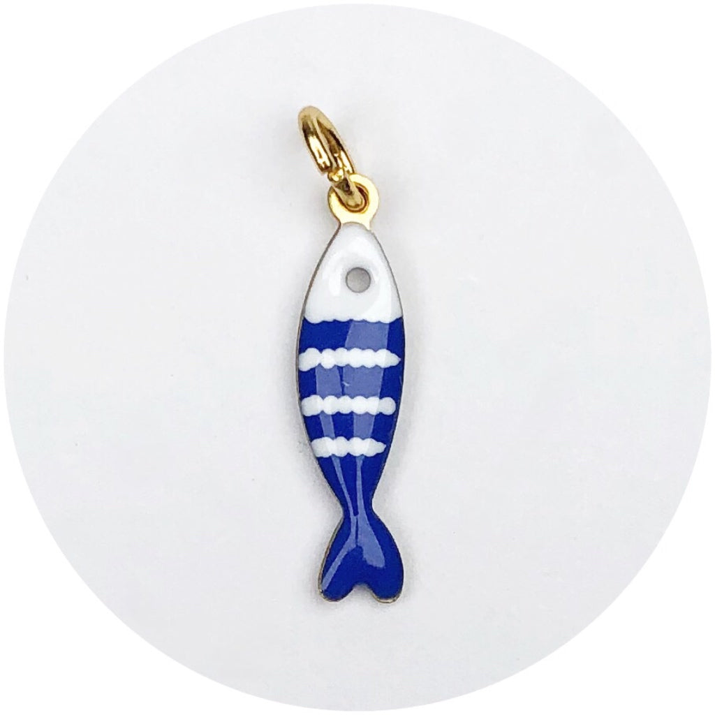 Blue Sardine Pendant