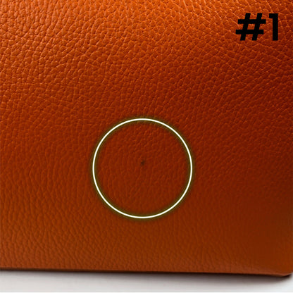 CATERINA ORANGE LEATHER BAG