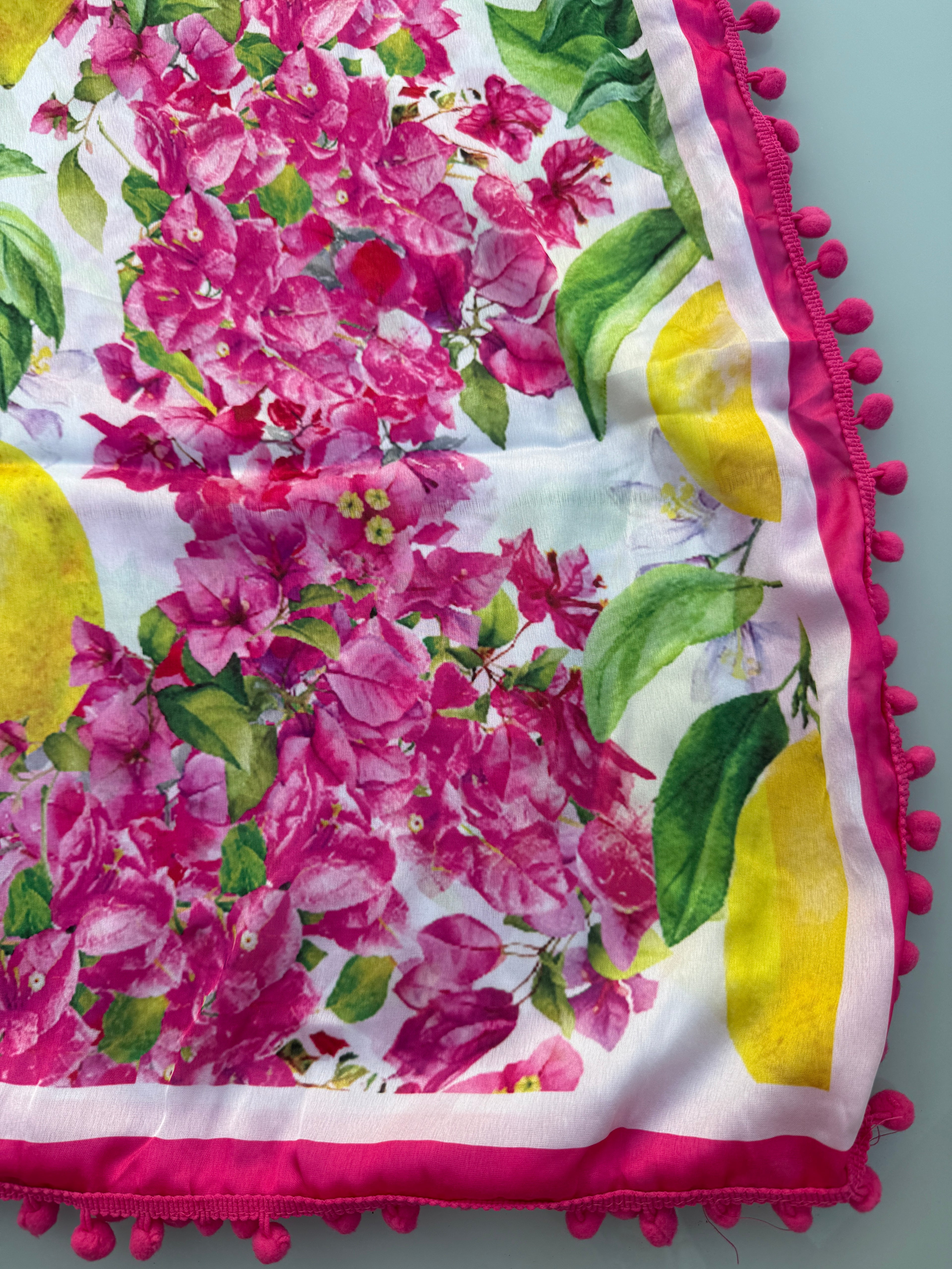 Pink Lemon Bloom Foulard Dress - Dolce Vita Chic