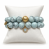 Sky Blue Howlite Color Stax