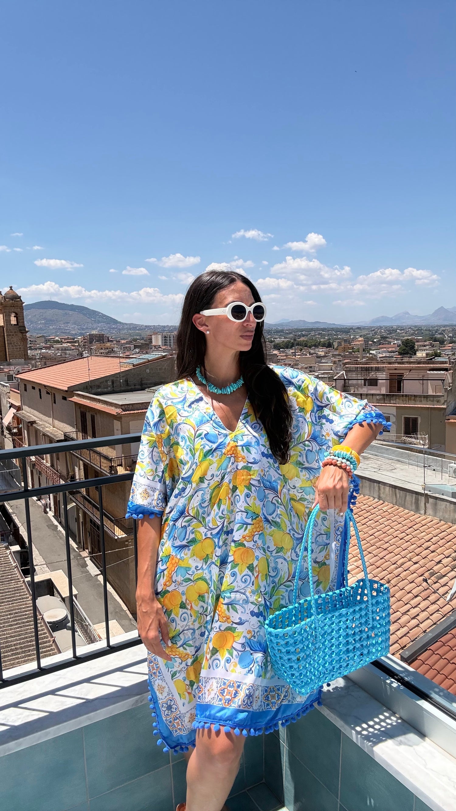 Turquoise Mercatino Bag