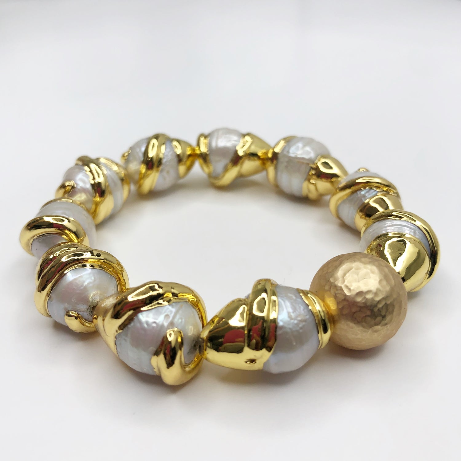 Pearl Bezel Bracelet