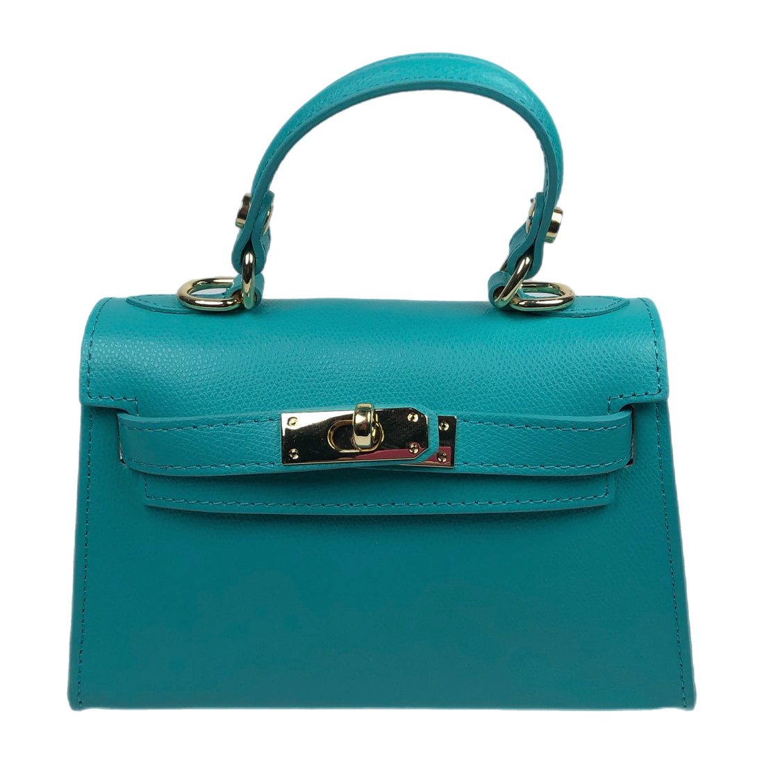Sophie Turquoise Leather Handbag