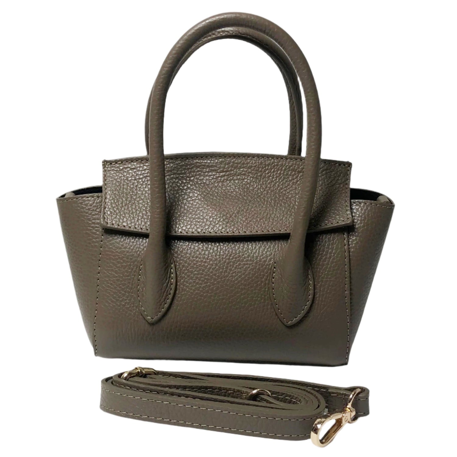 Martina Mocha Leather Handbag