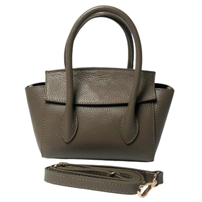 Martina Mocha Leather Handbag