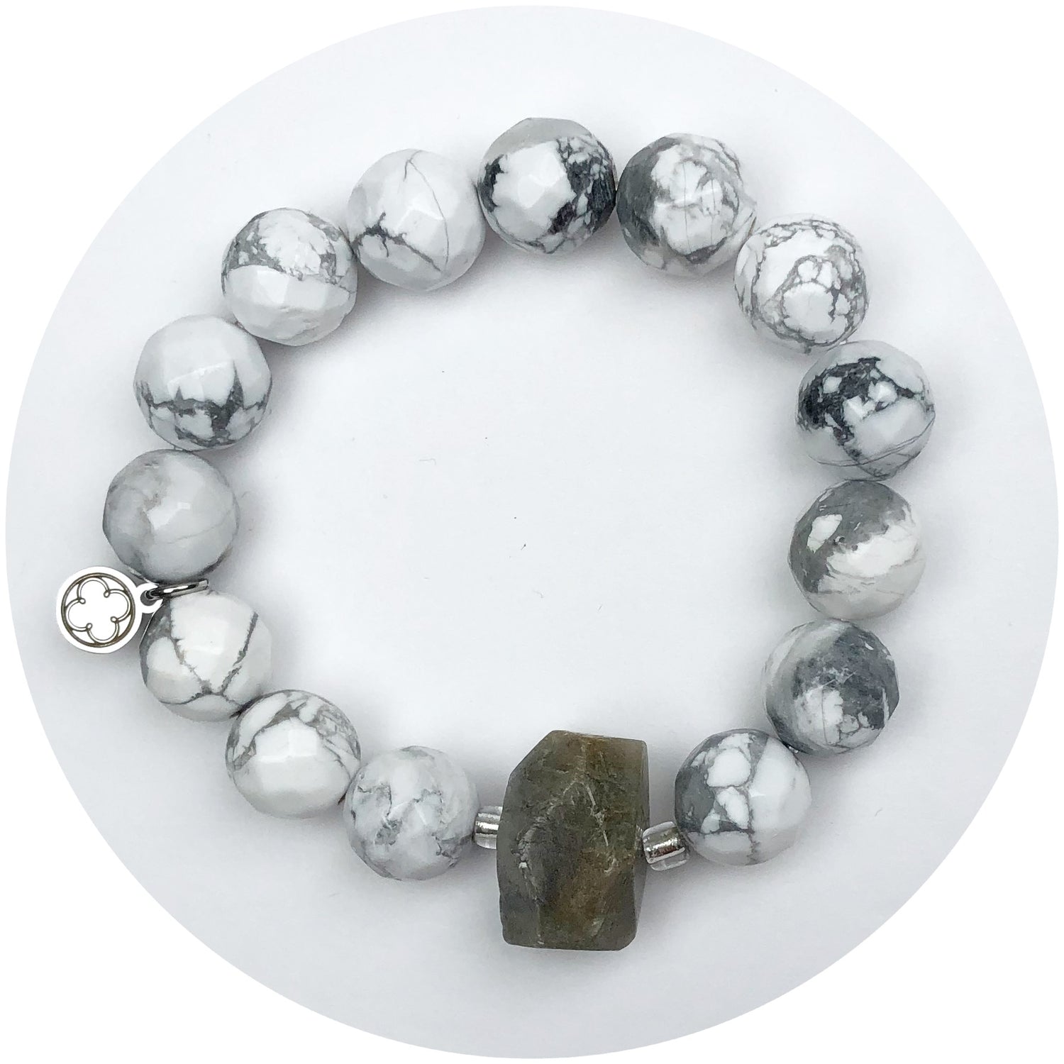 Frosted Marble Agate with Stone Nugget