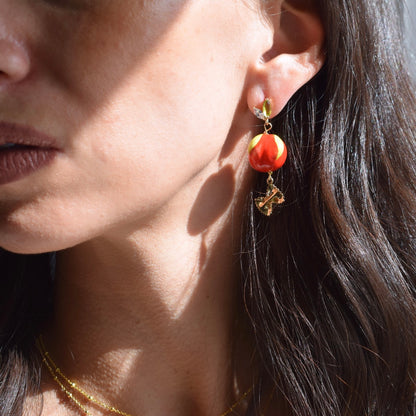 Pasta Con Pomodoro Earring