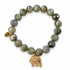 Paloma Pewter with Pavé Elephant Pendant on white studio background