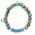 Mystic Lagoon Jasper with Aqua Agate on a white background