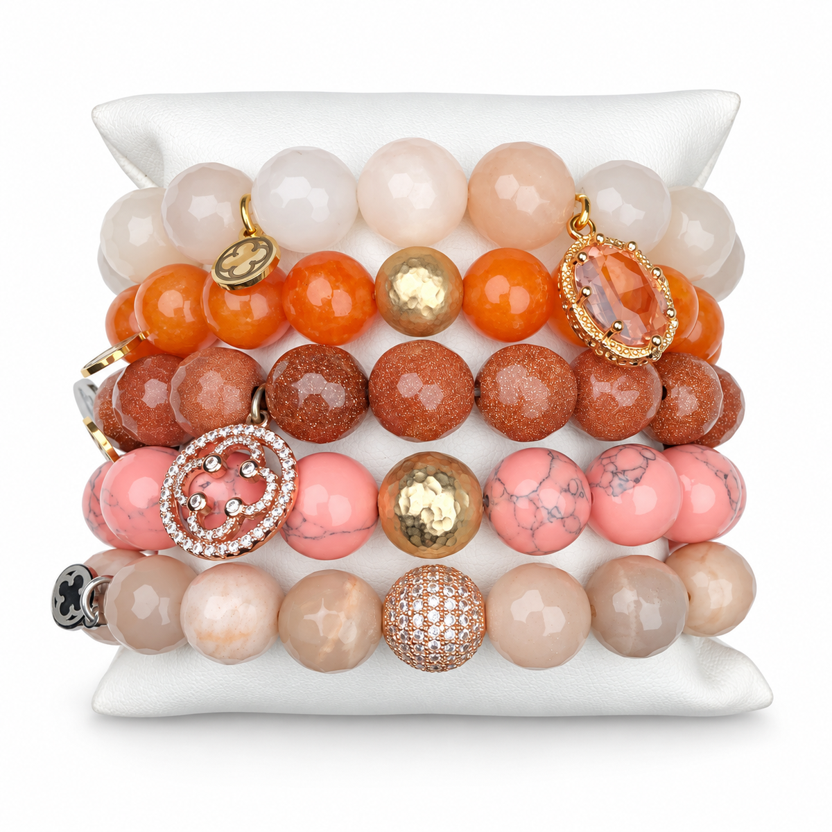 Candy Apple Armparty on white studio background