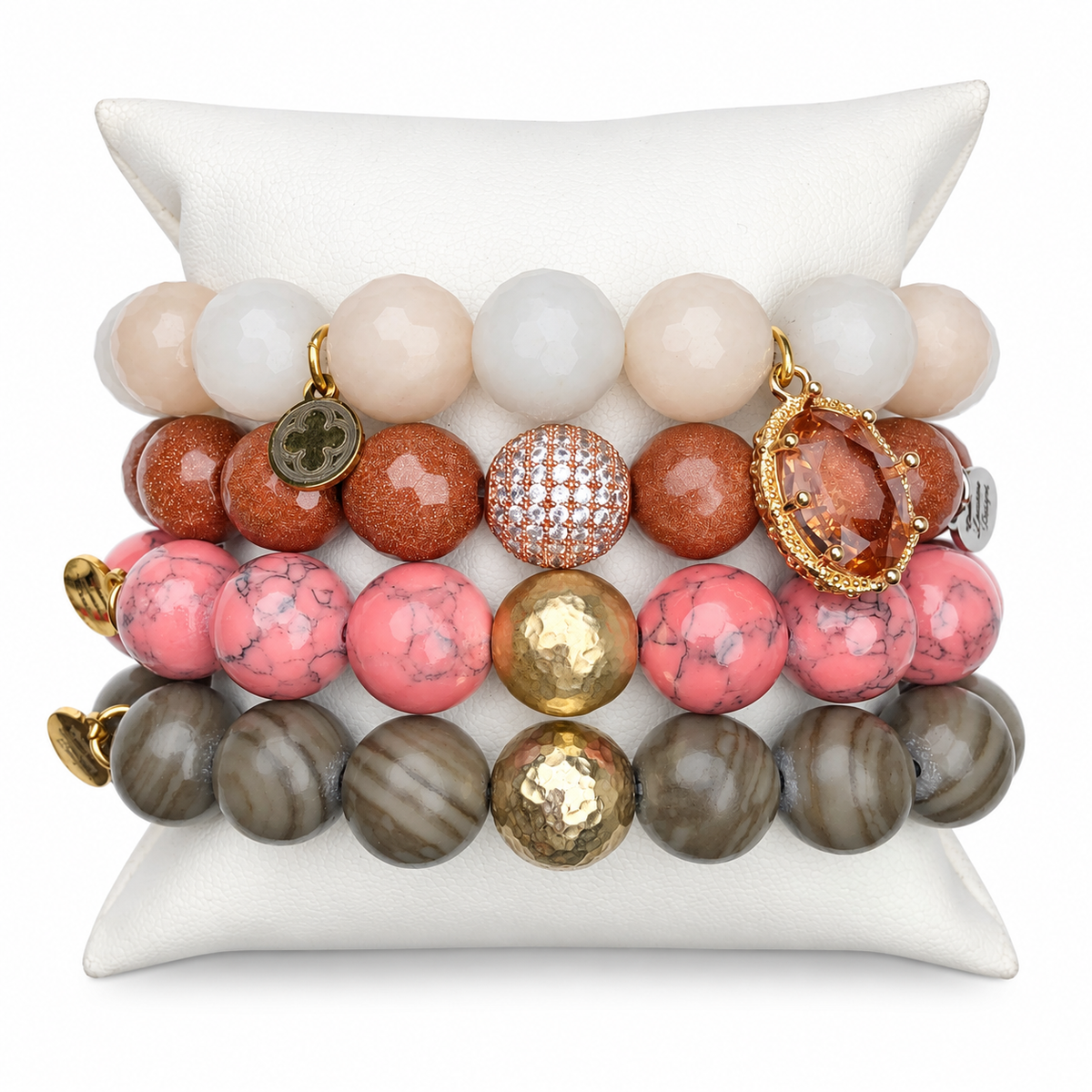 Candied Pecan Armparty on white studio background