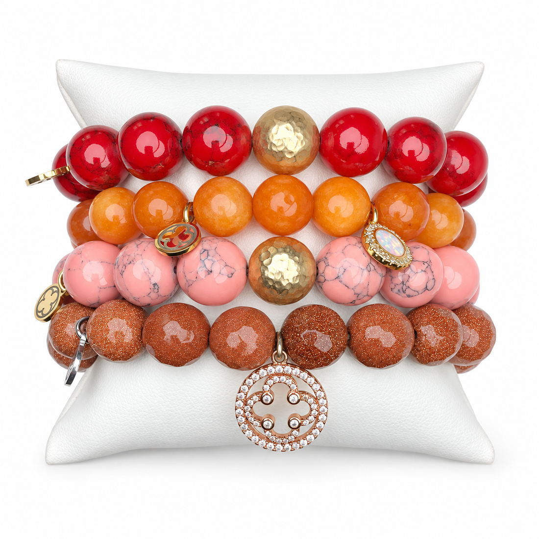Ginger Spice Armparty on white studio background