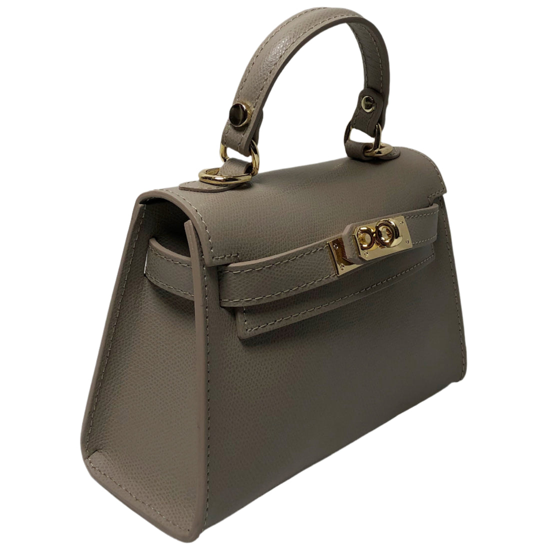 Sophie Taupe Leather Handbag