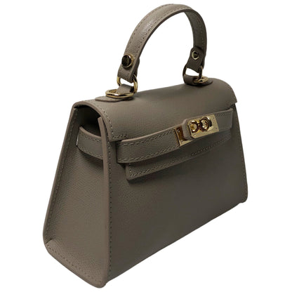 Sophie Taupe Leather Handbag