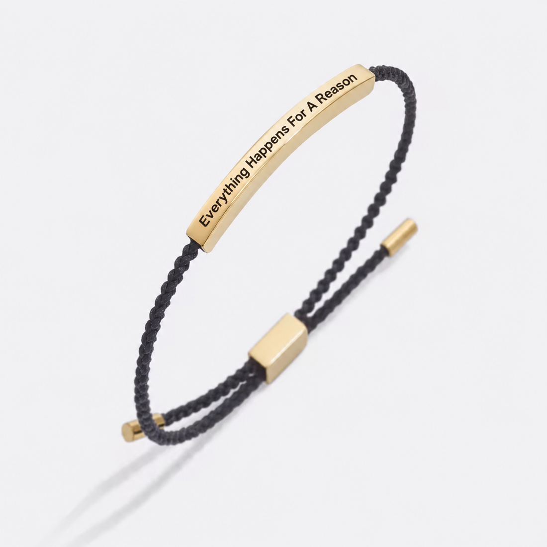 "Everything Happens For a Reason" Adjustable Bracelet