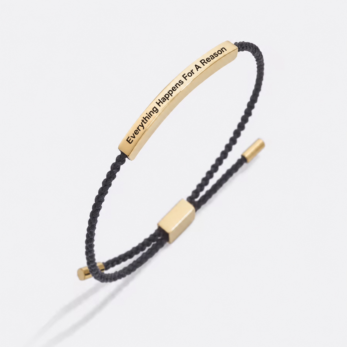 "Everything Happens For a Reason" Adjustable Bracelet