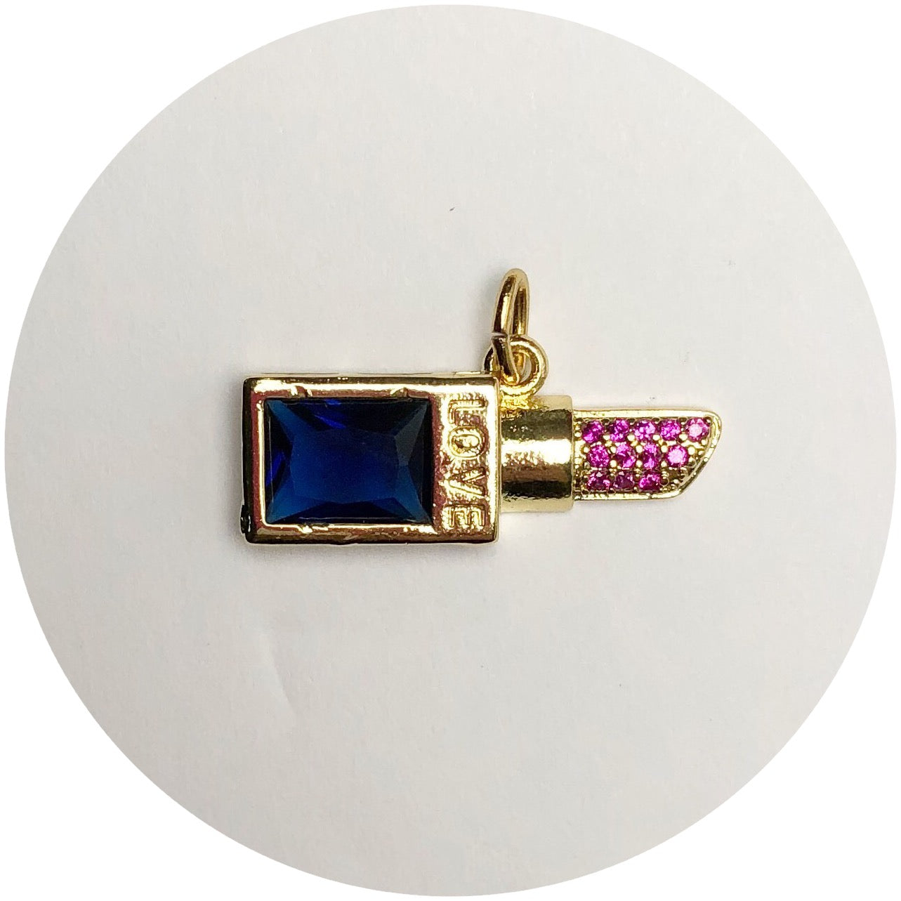 Pavé Lipstick Pendant