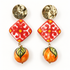 Giallo Tile Ceramic Drop Earrings