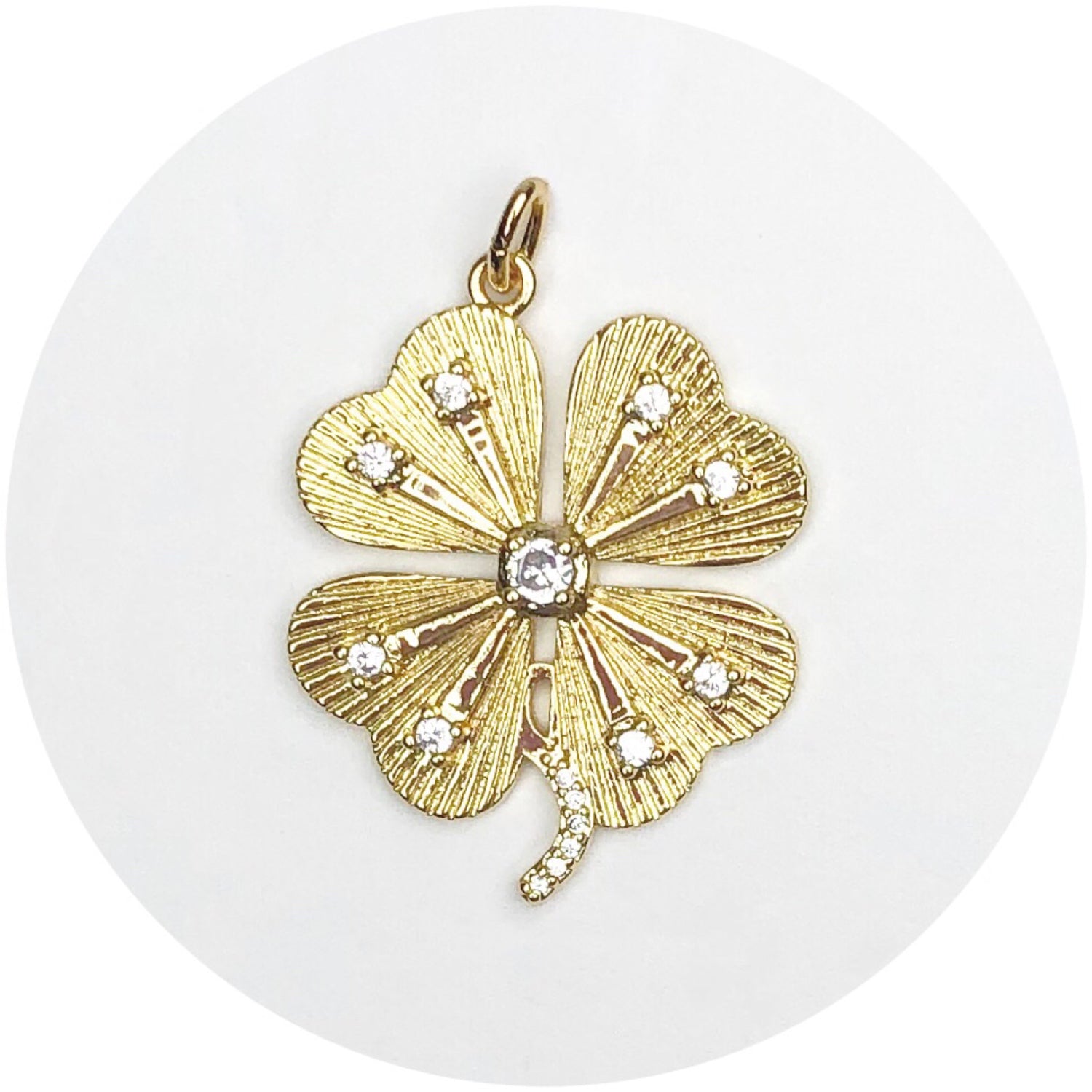 Pavé Lucky Clover Pendant
