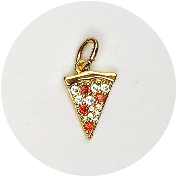 Pavé Pizza Pendant