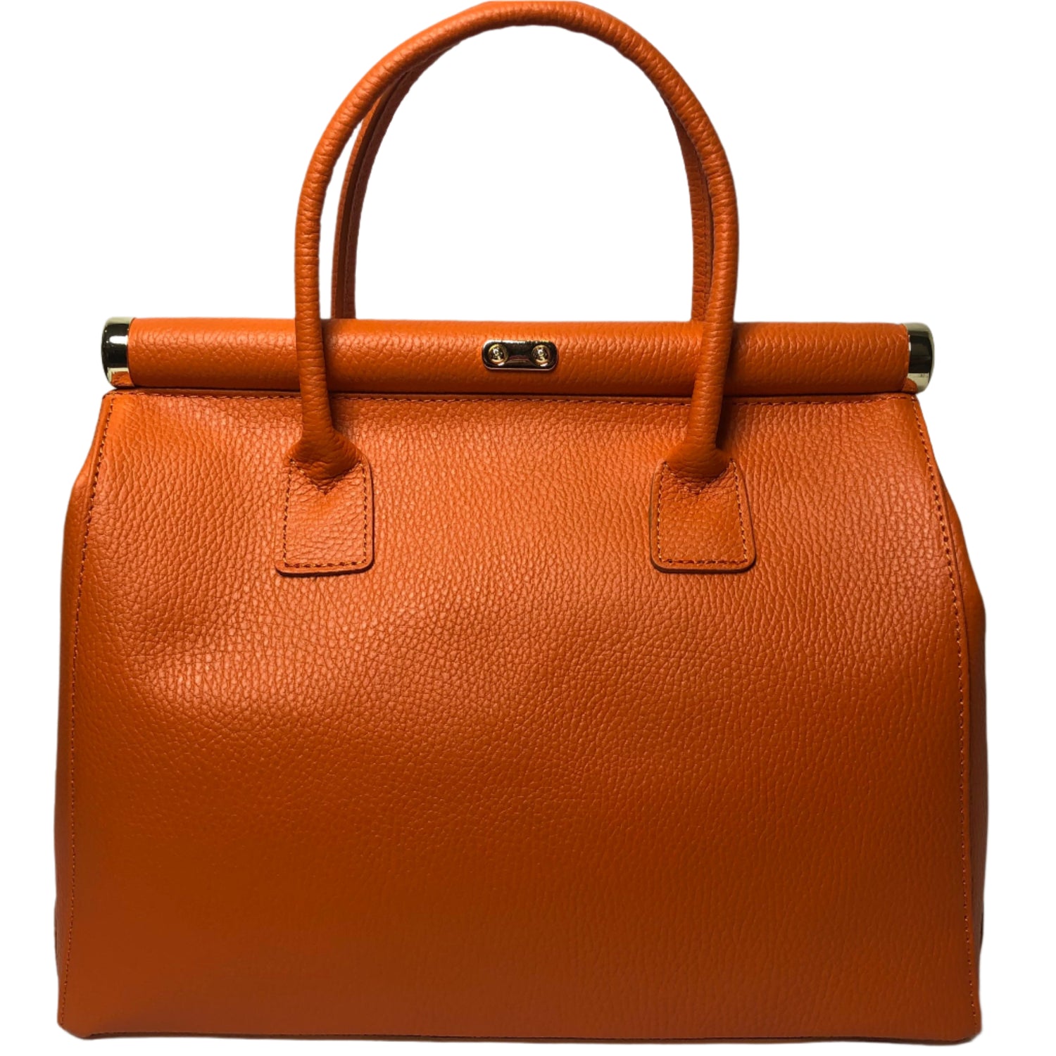 Caterina Orange Leather Handbag