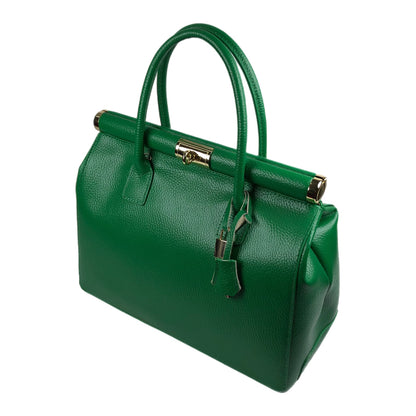 CATERINA GREEN LEATHER BAG