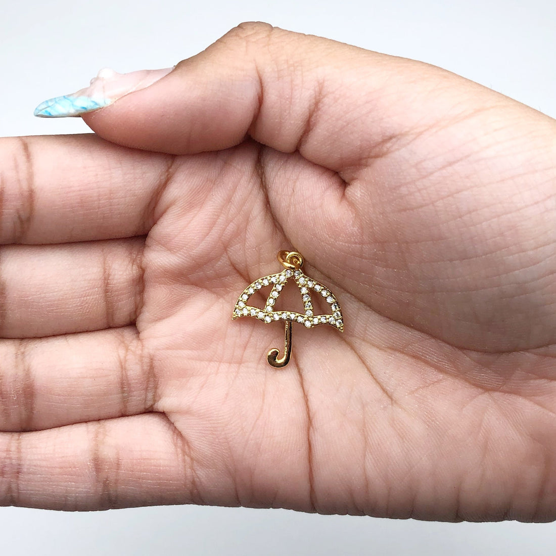 Pavé Umbrella Pendant