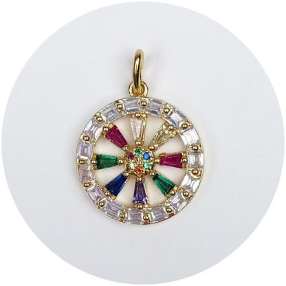 Pavé Rainbow Hidden Gems Pendant