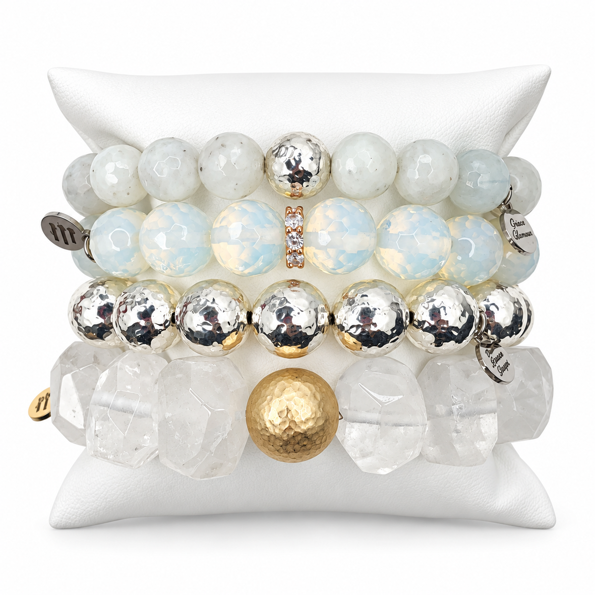 Ice Princess Armparty on white studio background
