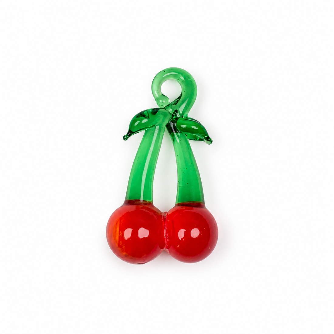 Cherry Murano Glass Pendant - Oriana LaMarca Designs