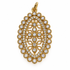 Filigree Cross Pendant - Oriana LaMarca Designs