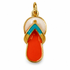 Flip Flop Pendant on a white background