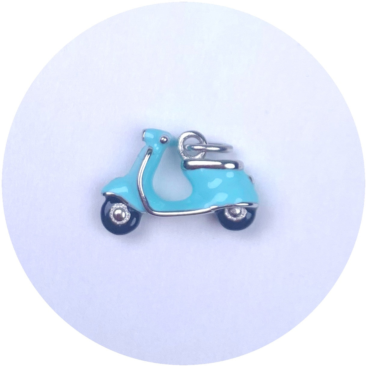 Turquoise Vespa Pendant