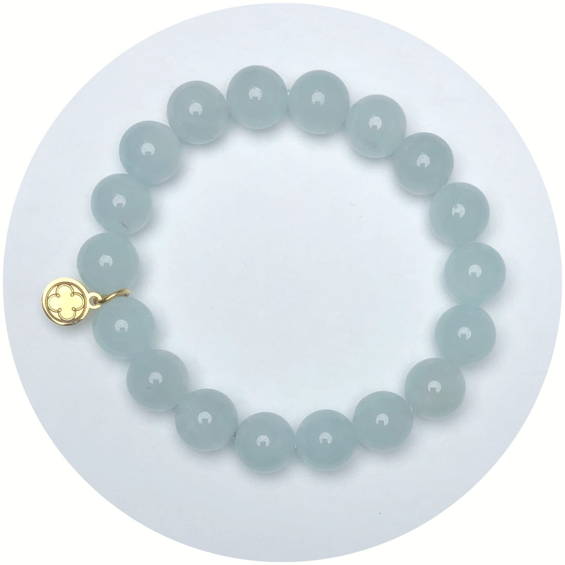 Aquamarine Beaded Bracelet