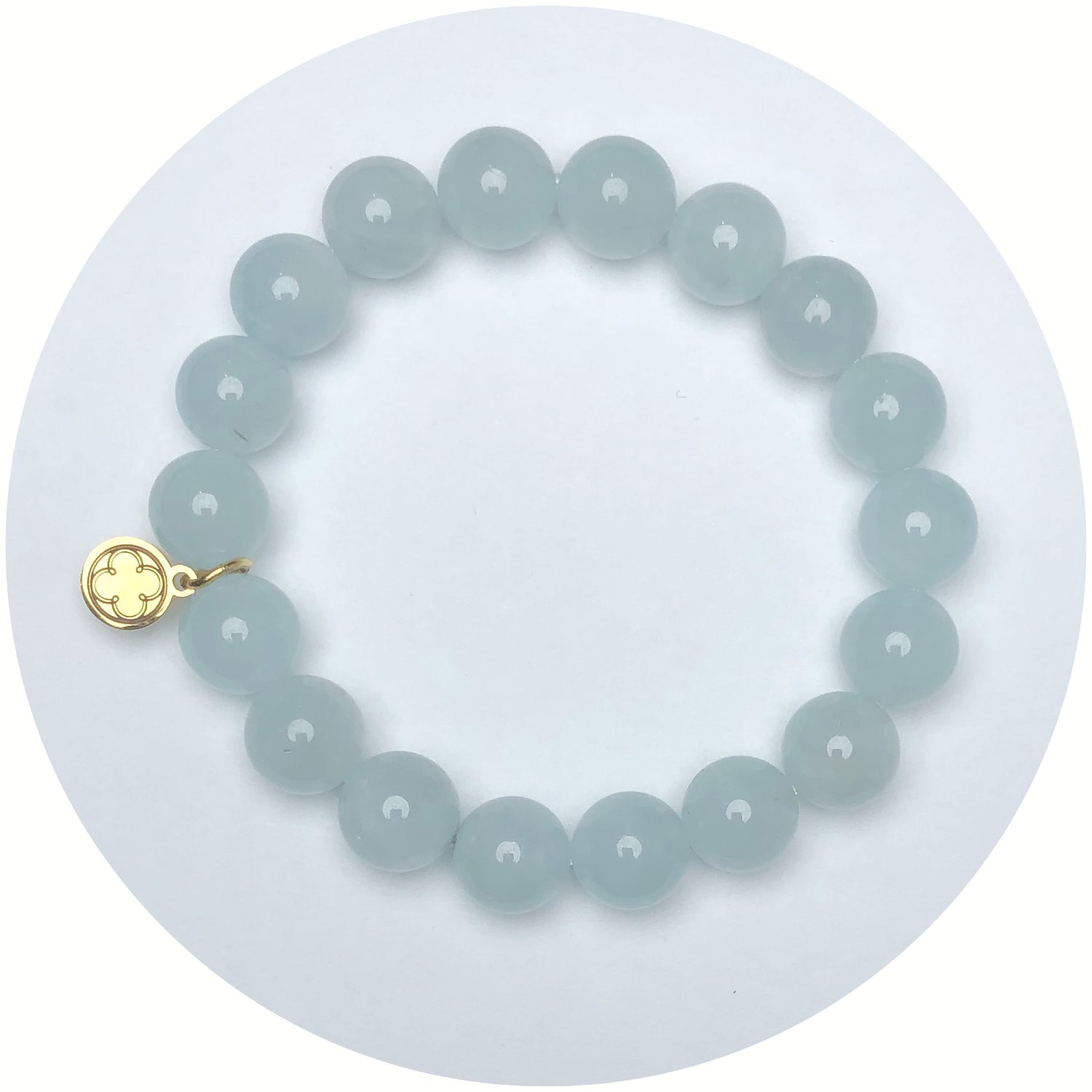 Aquamarine Beaded Bracelet